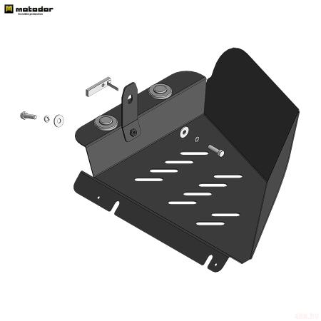 Защита топливного фильтра для Sollers ST6 (2023-2025) № 78307