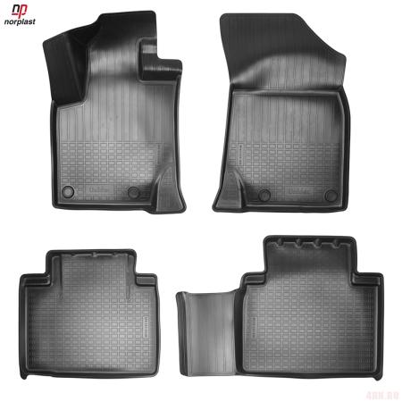 Коврики салона 3D для Geely Atlas Pro (2021-2025) № NPA11-C24-030