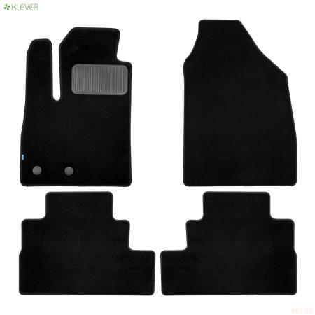 Коврики салона текстильные Premium для Jetour Dashing (2023-2024) № KLEVER0512700222110kh