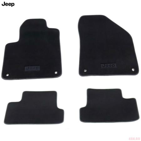 Коврики салона текстильные оригинальные для Jeep Cherokee (2014-2023) № 82215685AB