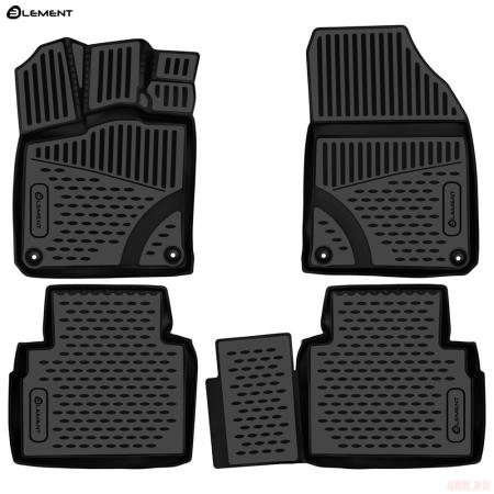 Коврики 3D салона для Geely Cityray (2024-2025) № ELEMENT3DAN0951210k