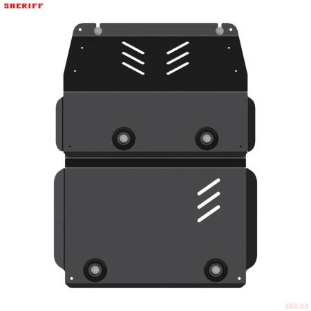 Защита картера для Jac T6 (2020-2025) № 28.4710