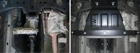 Защита раздаточной коробки для Volkswagen Amarok (2016-2021) № 111.5857.1