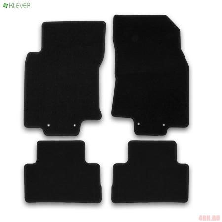 Коврики салона Klever текстильные Econom для Nissan Qashqai (сборка РФ) (2014-2021) № KLEVER01365601200k
