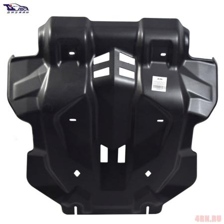 Защита двигателя, радиатора, КПП, РК и КПП для Toyota Hilux 4x4 (2015-2025) 2 части № 24.28k