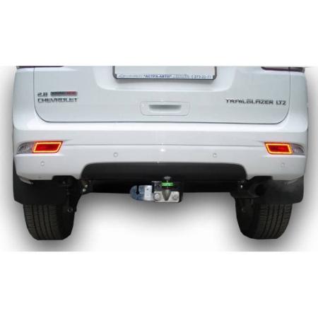 Фаркоп Лидер Плюс усиленный с кованым фланцевым шаром для Chevrolet TrailBlazer (GM800) (2013-2015) № C216-F