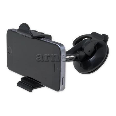 фотографии Держатель телефона 58-85мм на лобовое стекло/панель черный Arnezi артикул A0602009