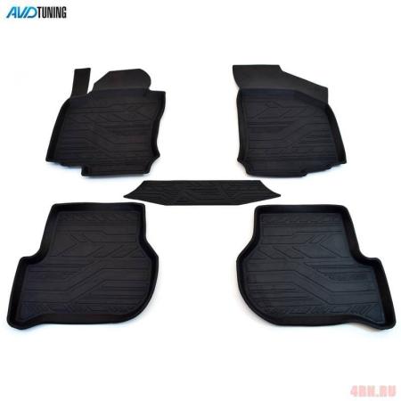 Коврики салона AVD Tuning для Skoda Octavia А5 (2008-2013) № ADRPLR211