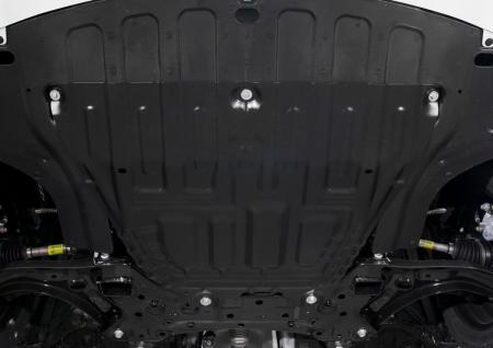 Защита картера и КПП для Kia Rio седан, хэтчбек (вкл. X-Line) (2017-2023) № AM.2370.1