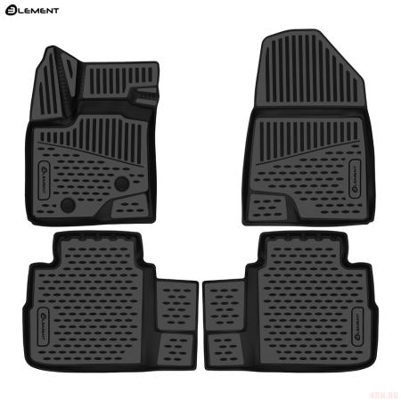 Коврики 3D салона для Haval H7 (2024-2025) № ELEMENT3DA71506210k