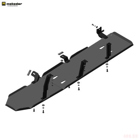 Защита топливного бака для Dodge Ram 1500 (2018-2025) № 32904