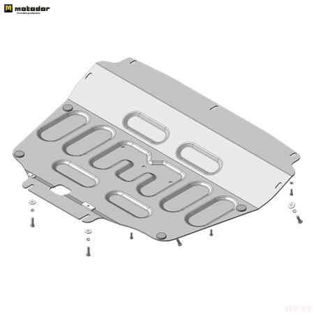 Защита картера и КПП для Chery Tiggo 7 (2018-2020) № 349001