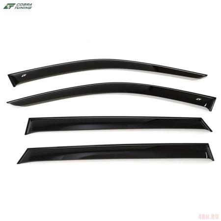 Дефлекторы окон для Kia Sorento (2020-2025) широкие № KE16320