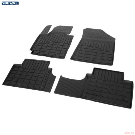 Коврики салона литьевые для Haval Jolion 2WD (2021-2025) № 69404001