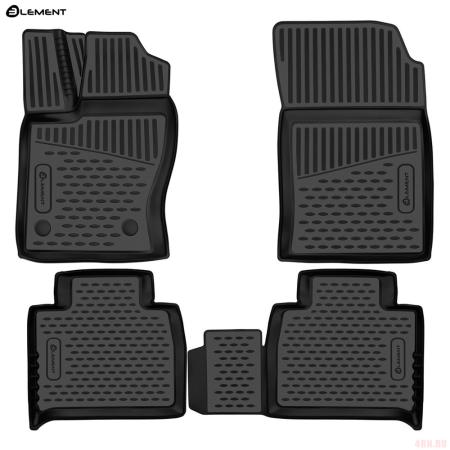 Коврики 3D салона для Tank 500 (2022-2025) 4 шт. № ELEMENT3DAN0400210k