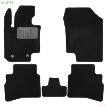 Коврики салона текстильные Premium для Москвич 3 (2022-2025) 5 шт. № KLEVER0512300122110kh