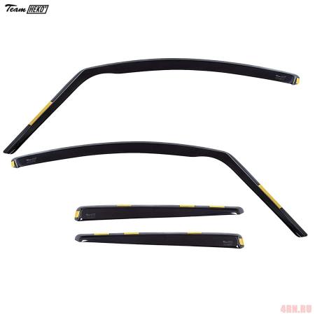 Дефлекторы боковых окон Heko для Renault Modus (2004-2007) № 27153