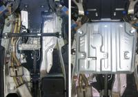 Защита КПП и раздаточной коробки для Volkswagen Touareg (2010-2018) № 333.4604.1