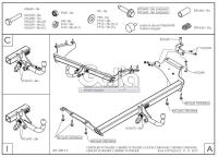 Фаркоп Galia для Chrysler Grand Voyager (2008-2010) № C071A