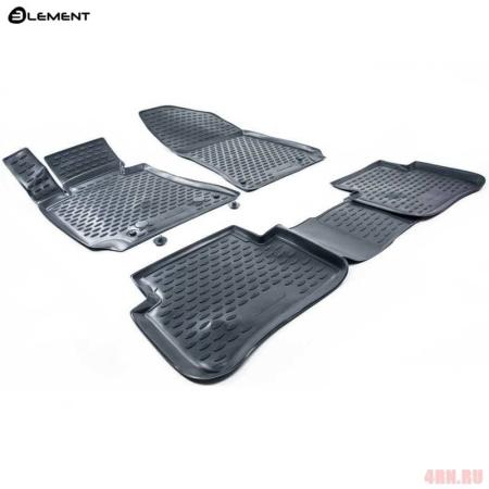 Коврики салона для Mercedes E-Class (W212) (2009-2013) серые № NLC.34.16.211k