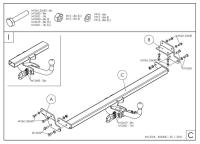 Фаркоп Galia для Kia Soul (2009-2014) № K034A