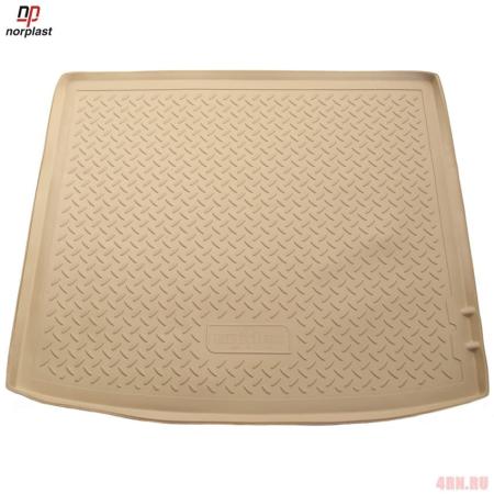 Коврик в багажник Norplast бежевый для BMW X6 (2014-2019) № NPL-P-07-08-B