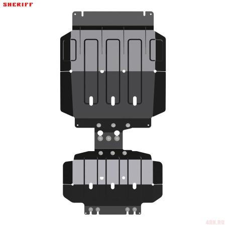 Защита КПП для Chevrolet Silverado (2019-2025) № 04.4368