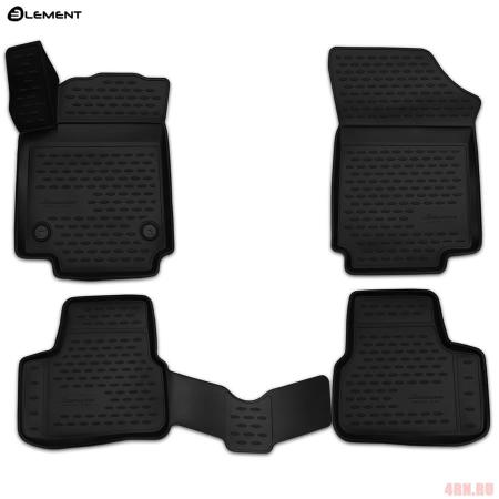 Коврики салона Element 3D для Volkswagen Up (2011-2023) № NLC.3D.51.43.210k