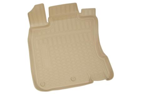 Коврики салона Norplast передние бежевые для Nissan Qashqai (2014-2021) № NPA10-C61-604-B