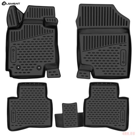 Коврики 3D салона для Москвич 3 (2022-2025) № ELEMENT3DA67535210K