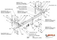 Фаркоп Imiola для Kia Carens (FC) (2000-2006) № K.012