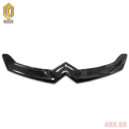 Дефлектор капота CA Plastic Classic черный для Citroen C-Crosser (2007-2013) № 2010010105082