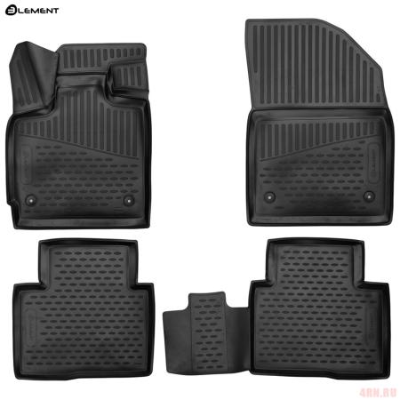Коврики в салон 3D Element для EXEED TXL (2020-2025) № ELEMENT3DA0N008210k