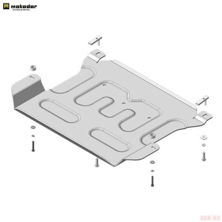 Защита картера и КПП для Hyundai Tucson (2021-2025) № 340902