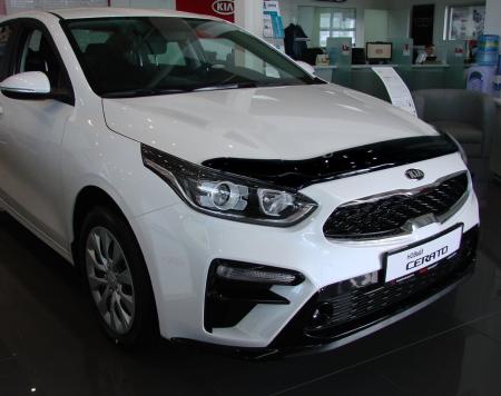 Дефлектор капота для Kia Cerato (2018-2025) № SKICER1812