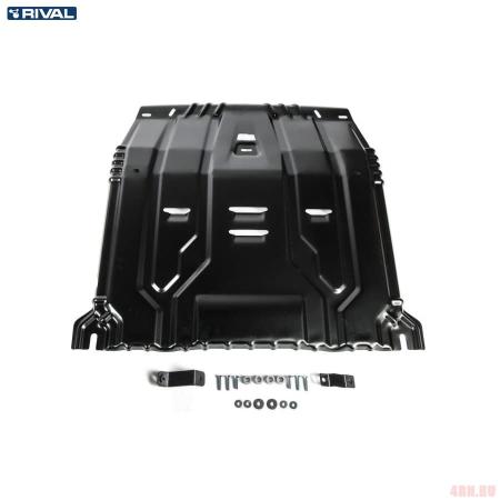 Защита картера и КПП для Hyundai Palisade (2020-2024) № 111.2385.1