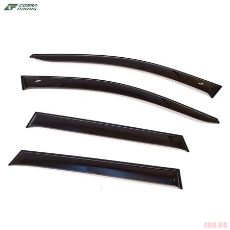 Дефлекторы боковых окон Cobra для Chevrolet Lacetti универсал (2004-2013) широкие № CE30803
