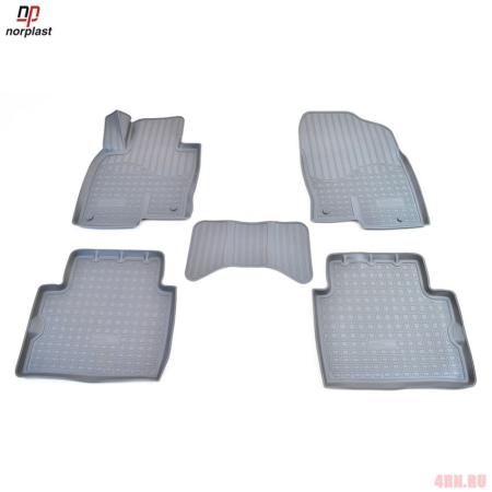 Коврики салона Norplast для Mazda CX-5 (2017-2025) серые № NPA11-C55-683-G
