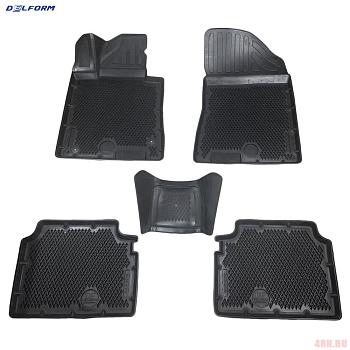 Коврики 3D салона для "Premium" ромб для Kia K5 (2020-2025) № EVS0716