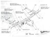 Фаркоп Imiola для Renault Latitude (2011-2015) твердое крепление № R.060