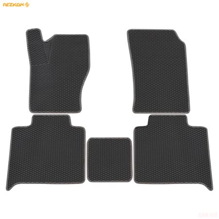 Коврики салона 3D EVA Ромб резиновые для Tank 500 (2022-2025) с серым кантом № 9262010102