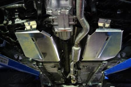 Защита топливного бака (левая) для Jeep Compass (2014-2016) № ZKTCC00084