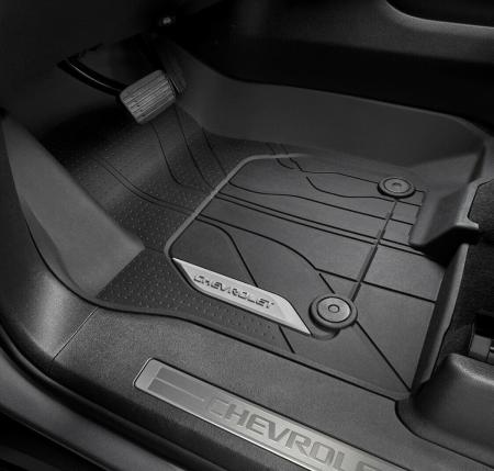 Коврики салона передние с высокой кромкой оригинальные для Chevrolet Tahoe (2021-2025) № 84646685