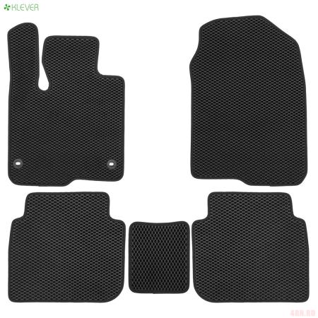 Коврики салона EVA для Honda CR-V (2023-2025) с черной окантовкой 5 шт. № EVA.B.0501803722110k