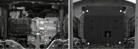 Защита двигателя и КПП для Kia Sorento Prime (2015-2020) № 111.2831.1