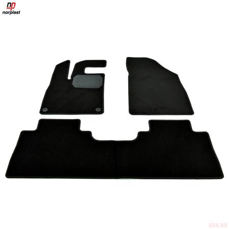 Коврики салона текстильные для GAC GS8 (2023-2025) (1, 2 ряд) № NPA11-VTe270-206