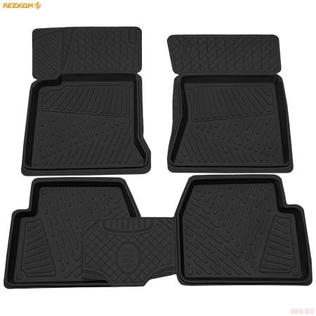 Коврики салона Rezkon резиновые универсальные Champion Maximum № 1038005300