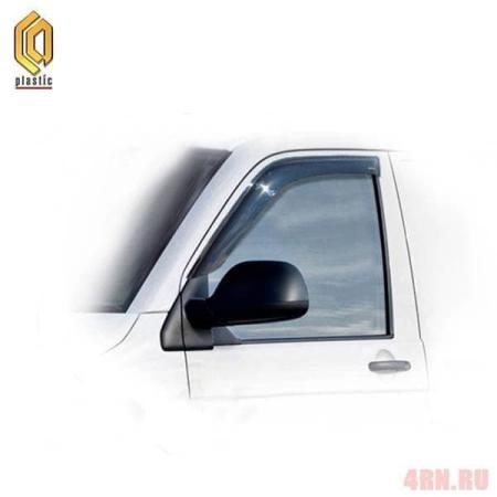 Дефлекторы окон CA Plastic Classic полупрозрачные для Volkswagen Transporter Т6 (2016-2025) № 2010030311784