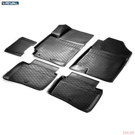 Коврики салона Rival для Hyundai Solaris (2017-2022) № 12305007