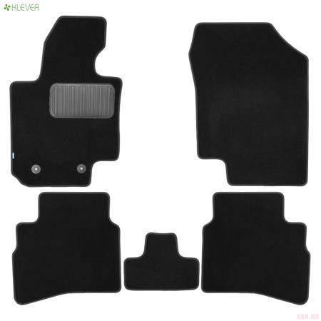Коврики салона текстильные Premium для Москвич 3 (2022-2025) 5 шт. № KLEVER0312300122110kh